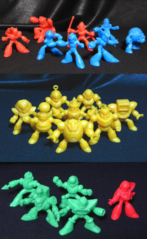 ロックマン ゴム人形