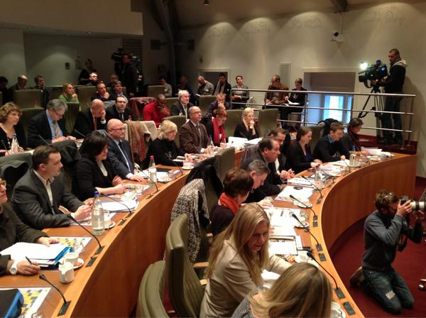 vlaparl's tweet image. We zijn begonnen: 17 januari 2013 gemeenschappelijke commissievergadering @vlaparl @parlementwallon #brusselsparlement