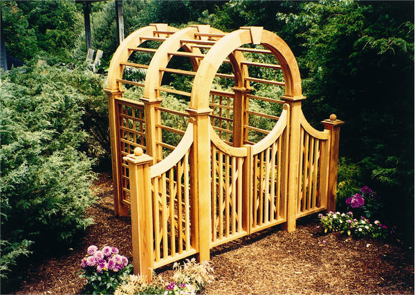 NewEngWoodworks's tweet photo. Our largest, amazing, massive #gardenarbor with 6X6 construction http://t.co/LTbgCvaZ