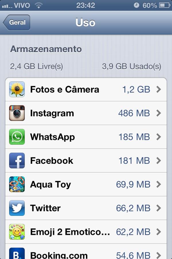 guipitu's tweet photo. @blogdoiphone boa tarde. Sabem como eu consigo apagar dados, fotos ou documentos dos apps instagram ou facebook? http://t.co/bEGiGKDy