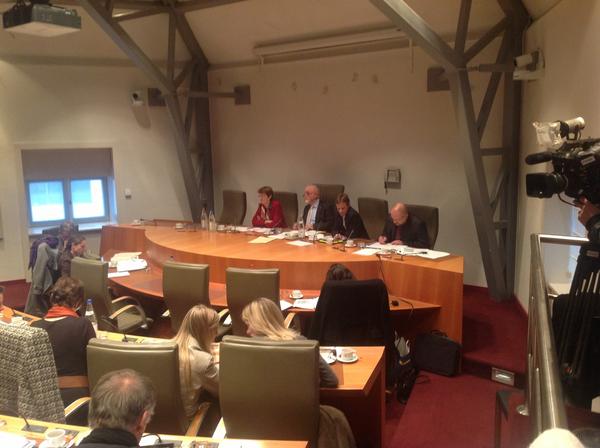 vlaparl's tweet image. 3 voorzitters 17-jan-2013: Françoise Dupuis #brusselsparlement, Jan Peumans @vlaparl, Patrick Dupriez @parlementwallon