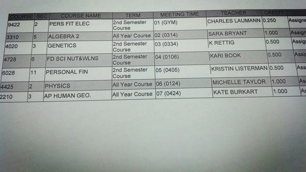 chizzoflex's tweet image. Anyone got any classes with me, or lunch, #FirstLunch