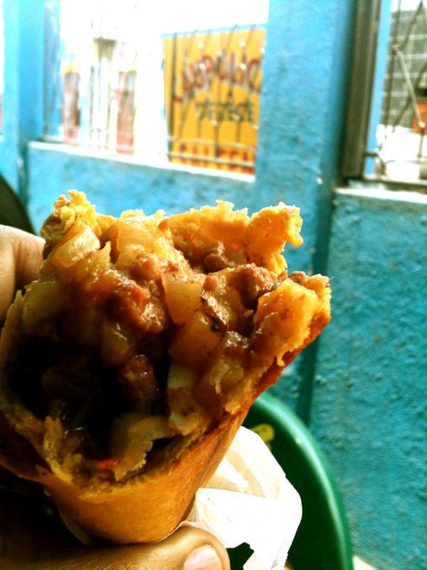 Si quieren insectos en sus salteñas vengan a #restaurantcaupolican #arica