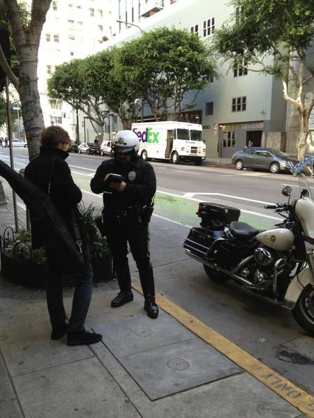 DtownBurgerBar's tweet photo. J-walking in #dtla 
#lapd #joke http://t.co/b2htkyh6