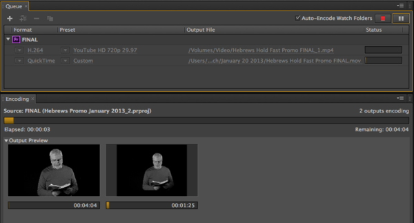 tekjojo's tweet photo. Loving Adobe CS6 suite... rendering two outputs at the same time? Yes please! http://t.co/sPUSfAQd