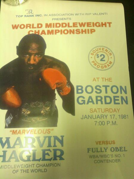 best_trainer's tweet photo. @JohnPaulFutbol aside from Ali bday, 32yrs ago today Hagler vs. Obel in Boston Garden middleweight championship http://t.co/0h7CYQvU