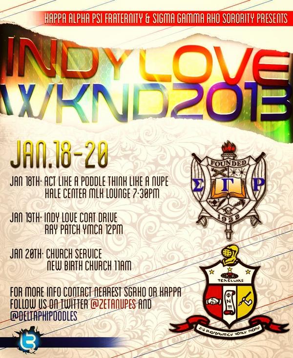NPHC_Buckeyes's tweet photo. Akt Like A Poodle, Think Like A NUPE. A discussion that you won't want to miss on college relationships #INDYLOVEWKND http://t.co/yz8WaLoE