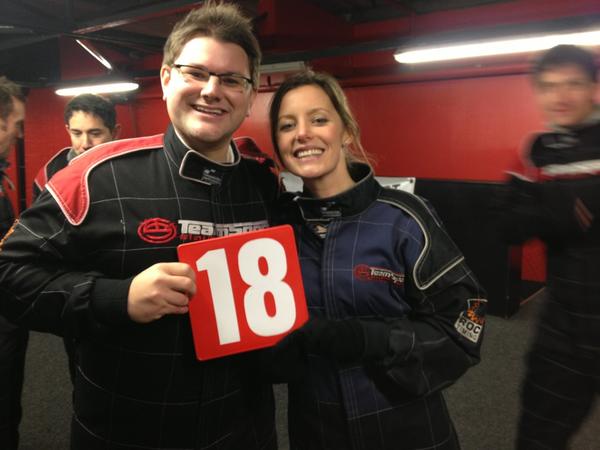 a_j_hodgson's tweet photo. It's not all work at KPMG. Go karting night out! http://t.co/LTIIz1qk
