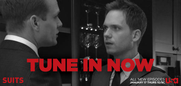 SuitsPeacock's tweet photo. #WatchSuitsTonight - The wait is over for new episodes of #Suits! Watch the best show on TV at 10/9c on @USA_Network. http://t.co/6BAeZN1p