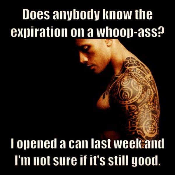 Hmm... Any idea? #InstaLOLCaption #therock #dwaynejohnson #meme #funny #whoopass