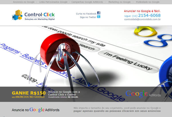 controlclick's tweet image. Ano Novo de Cara Nova! controlclick.com.br. Anuncie no Google!