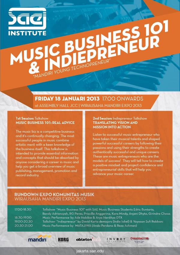SAEjakarta's tweet photo. Topik, pembicara dan rundown acara SAE @wrausahamandiri #WMMExpo 2013 dapat dibaca di sini: http://t.co/hFWRoZQE