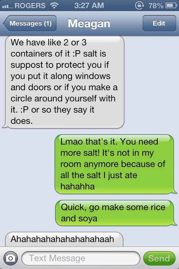 DMcLay92's tweet image. Hahaha too funny #SaltProtection
#TakeThatGhostlyBeing