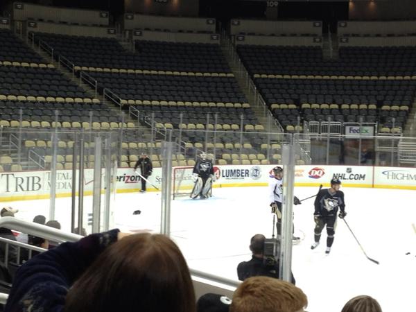 Penguins practice!