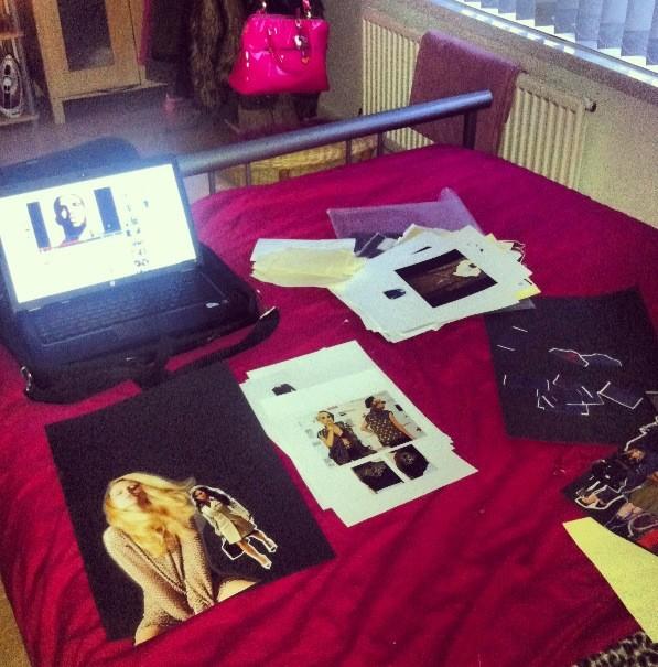 babygirlsanch's tweet image. its that time. coursework #fashioncollege #longaf #aintnobodygottimefodat 😒✌&amp;amp; a little drake to keep me going.