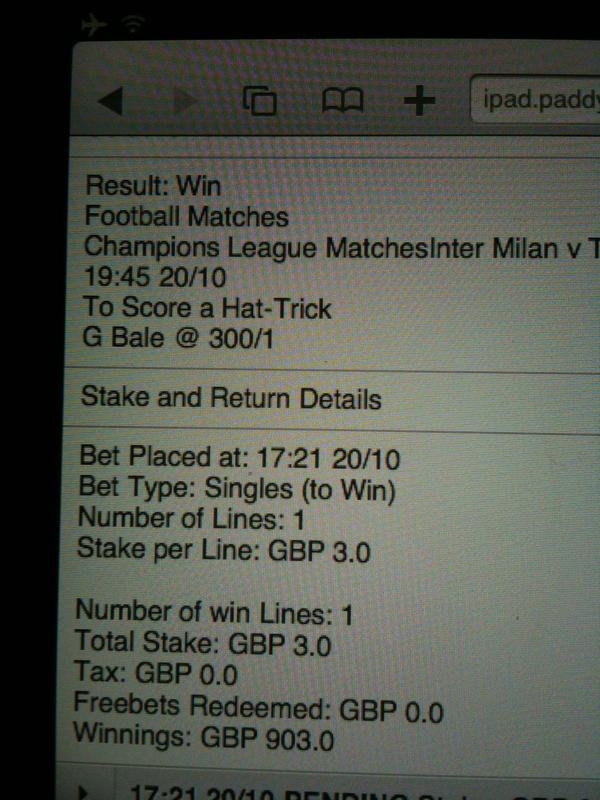 sistarling's tweet photo. @GarethBale11 Cheers for this. I also covered the villa trick aswell! http://t.co/q1yzTJgo