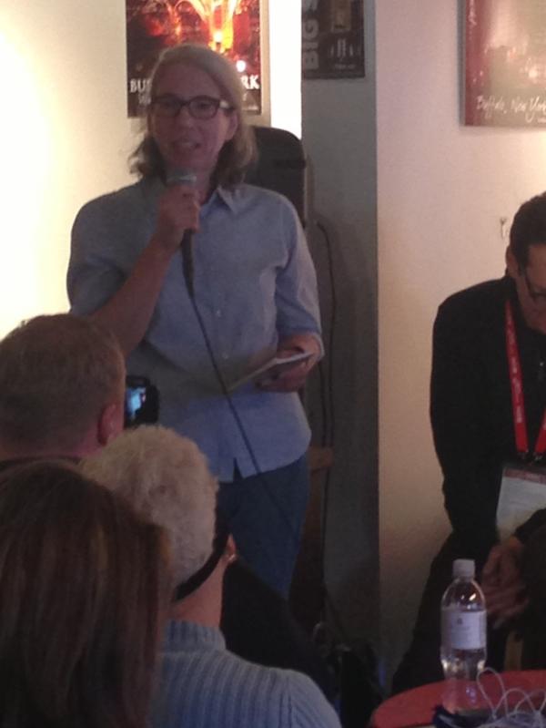 PGAEast's tweet photo. PGA East Director, Mitzie Rothzeid introduces the Guild at the NY Lounge #pgaatsunfance http://t.co/Bj5RMbLb