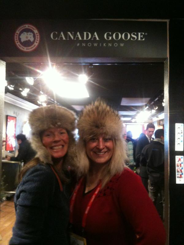 Canada goose keeps me toasty! #nowiknow