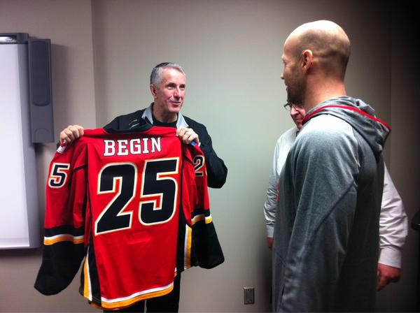 ZoneSportive's tweet photo. "@NHLFlames: BREAKING: The #Flames have signed Steve Begin. More info to come. http://t.co/854dJBX8" malade #zsplayers