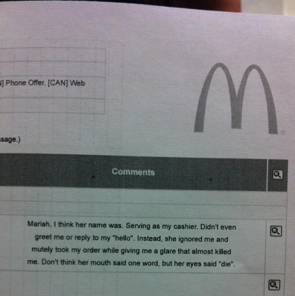 mariahrw27's tweet photo. "her eyes said die" oops #notsorry @Mcds_Probs http://t.co/Vdf8kCBX