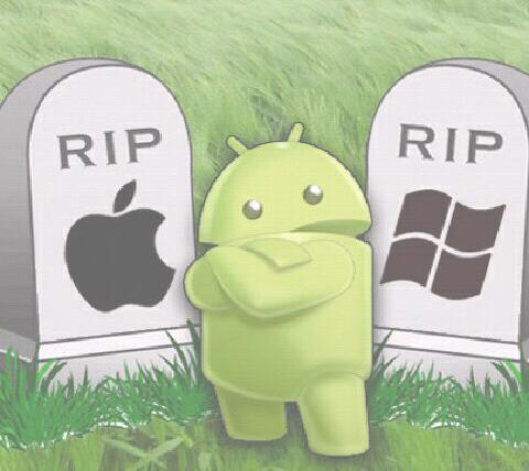 ayxoxoel's tweet image. #AndroidSay : #RIPapple &amp;amp; #RIPwindows