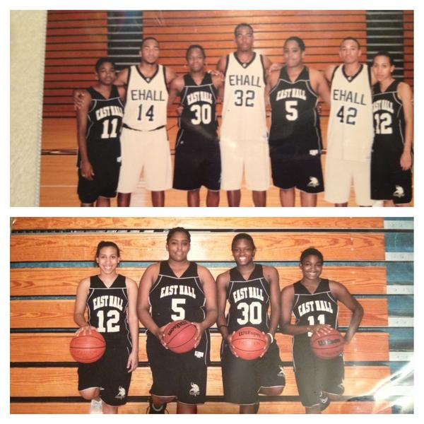 Simply_JPHarris's tweet image. The good old days! Highschool basketball 🏀 I miss these people 😜 #class07