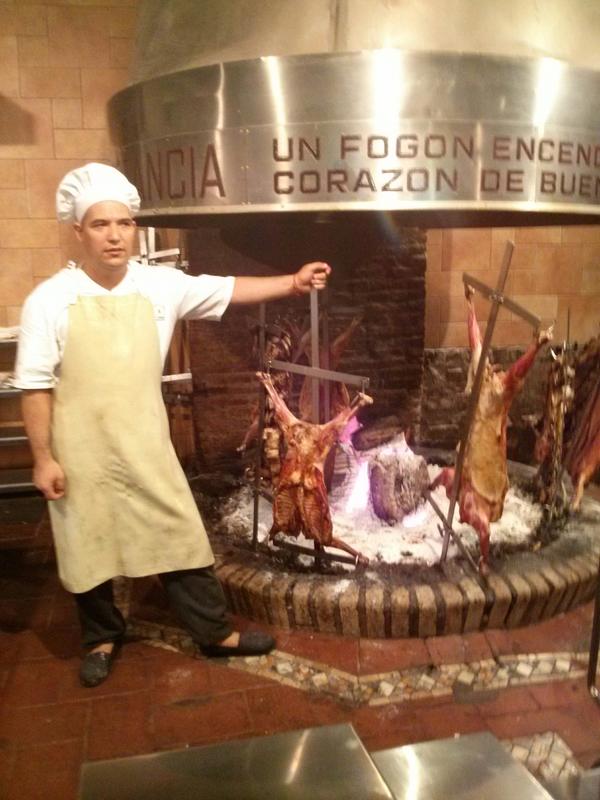 VintageTrade's tweet photo. Slow cooking Argentine style-yum http://t.co/7SAXFh8N