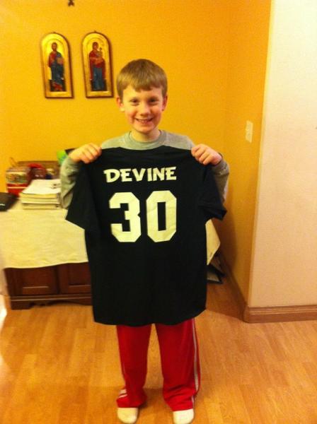mikedevine10's tweet photo. Just like big brother Connor!  #followinginyourfootsteps http://t.co/vKTee6Rn