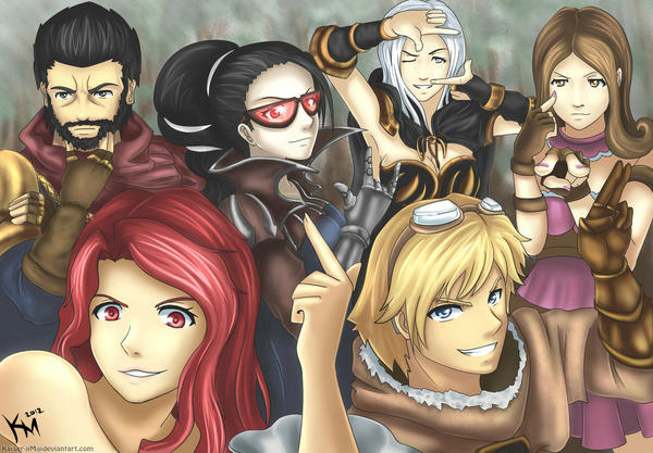 League_Caitlyn's tweet image. I remember the day the League took this photo of us. @EssenceExplorer @impure_shots @GravesTheOutlaw @CondemnedHunter