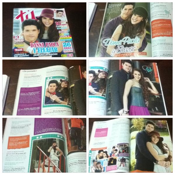 ViriBarbs's tweet photo. @eleazargomez33 mira sales de portada con mi hermosa @dannapaola en la nueva edición de la @Revista_TU http://t.co/wl3NbGRy