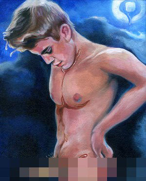 TeamOfBelieber's tweet photo. Ini gambar yg dijual di e-bay oleh seorang artis bernama Dan Lacey. Itu gue sensor coy, itu gambar pancake bawahnya --" http://t.co/yjtsfiFk