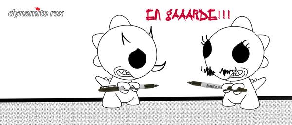 DynamiteRex's tweet image. Doodle Wars! #Raaar #DynamiteRex
