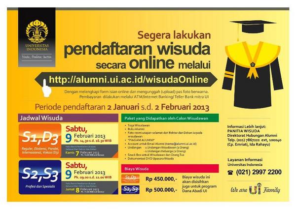adkesmabemfkgui's tweet image. cc: @FKGUI2009 RT @univ_indonesia Pendaftaran Wisuda Online UI Semester Gasal 2012/2013 2 Jan–2 Feb 2013