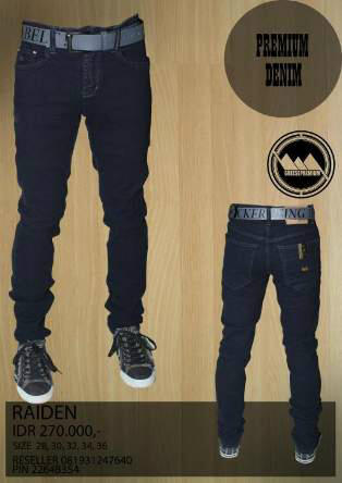 Greese "Raiden" Denim IDR 270rb for order: 08561838353/pin:21594170