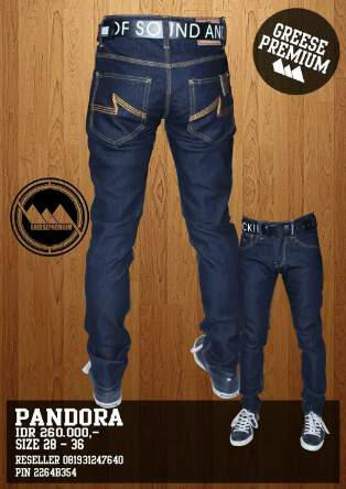 Greese "Pandora" Denim IDR 260rb for order: 08561838353/pin:21594170