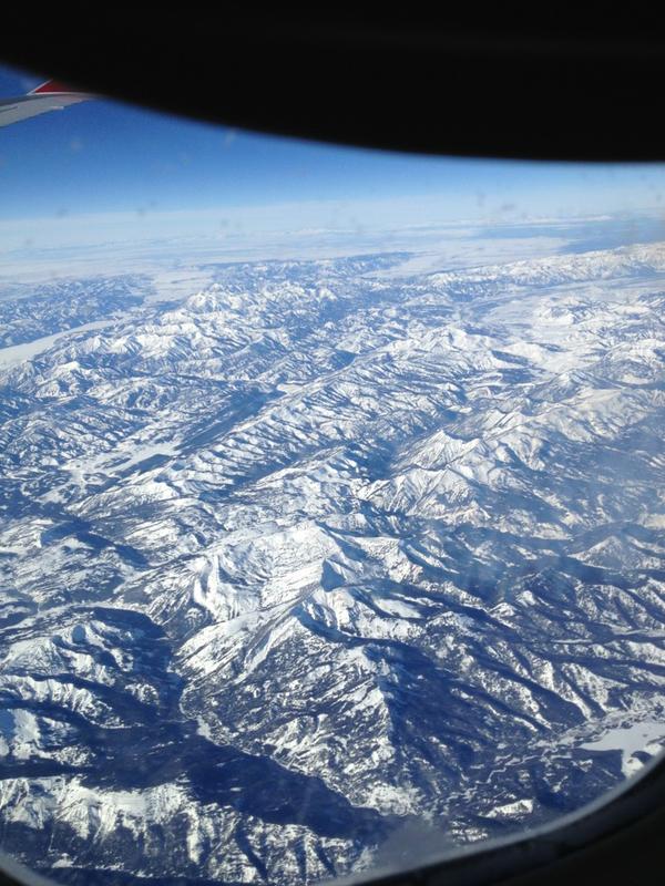 Incredible views on our flight into Vegas #CES2013 #PropertyPageCES
