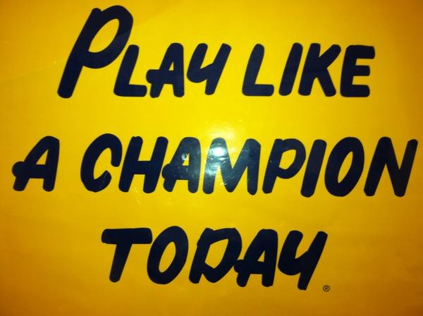 WHSWarriorFB's tweet photo. Go Irish! #BCS http://t.co/AsvddwgC