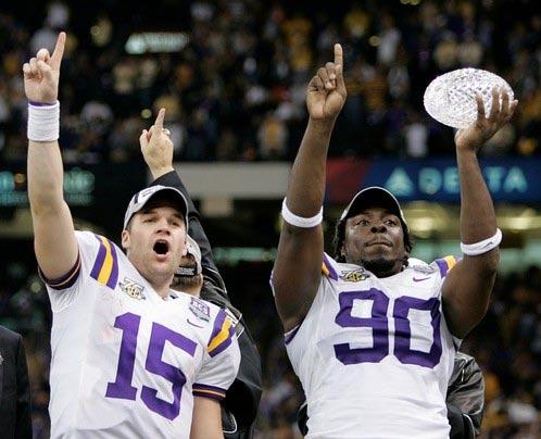 SDSNation's tweet photo. 5 years ago today, LSU beat Ohio State 38-24 to win the National Championship. #SEC http://t.co/6XdQrqjD
