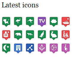 mapicons's tweet image. Last 20 icons: kangaroo, hare, fox,bear, freemasonry,... mapicons.nicolasmollet.com