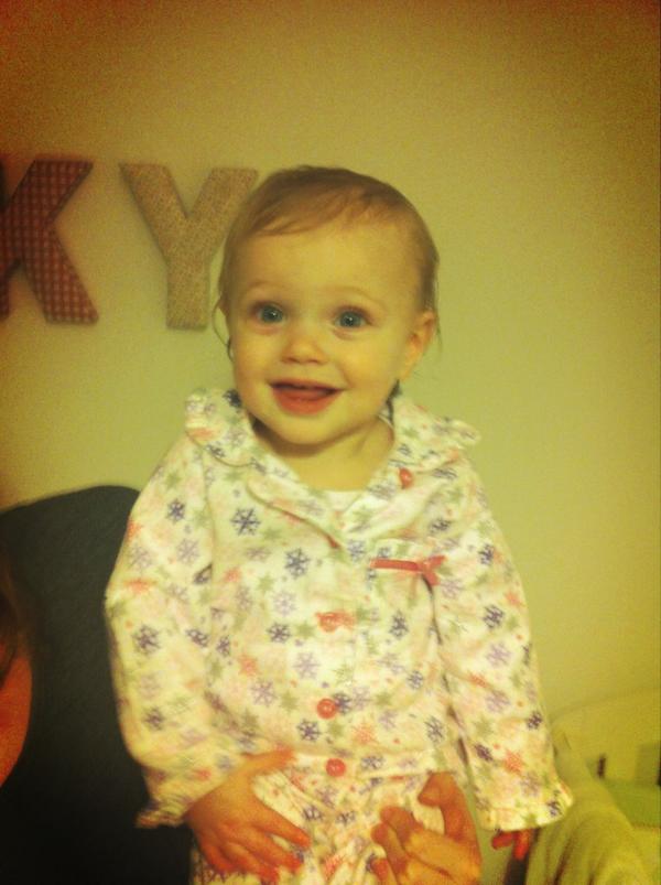Blotties's tweet photo. Loving my Christmas pj's... Thanks Auntie Laura (@laurajaneyoung1) and uncle Mike (@md1young) x http://t.co/TWHX44BE