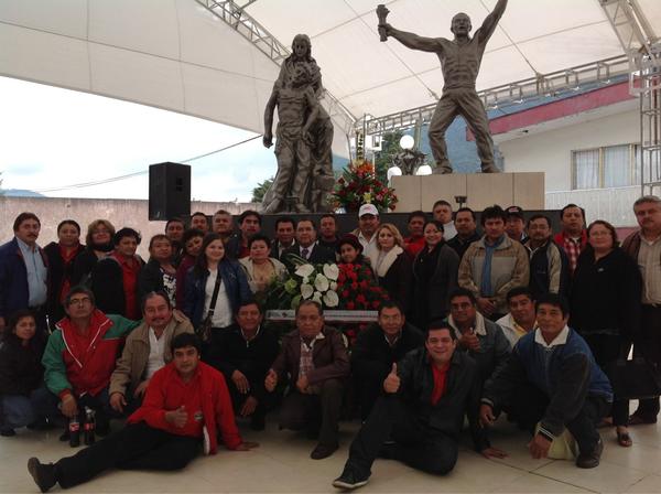 Yucataxis's tweet photo. RT @PedroOxte: @CROCYucatan aniversario de los Mártires de Río Blanco, Veracruz @Isaias_CROC @CROCYucatan http://t.co/WuCqnqsz