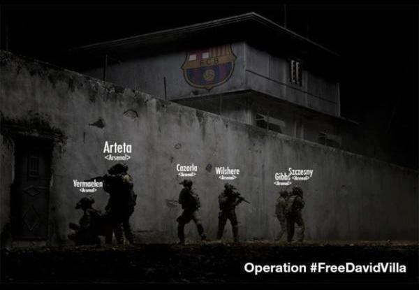 GeoffArsenal's tweet photo. @Guaje7Villa 

#FreeDavidVilla http://t.co/89UpYy5P