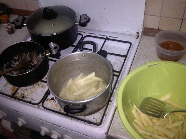 JoshIdu's tweet image. On sum #chefflow with ma nigga dean