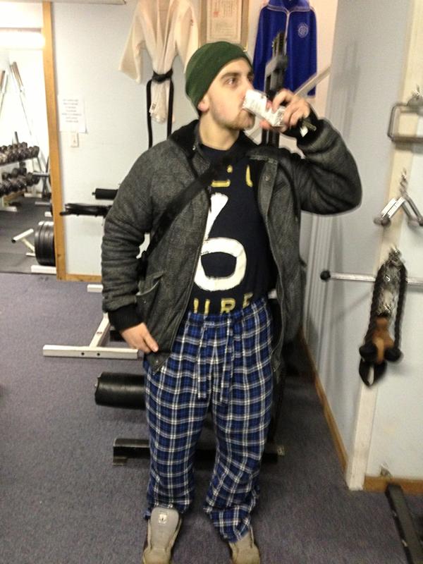 CKellmann's tweet photo. Who let @adammorin out of the house looking like this? #Style #NoLacesNeeded http://t.co/oBMOhfJI