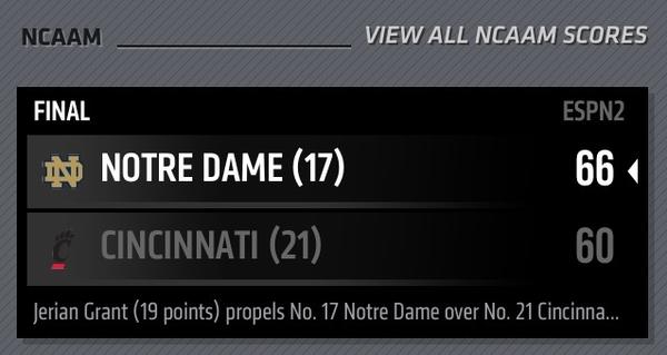 CrystinaPoncher's tweet image. Well Notre Dame fans...at least one of your teams won today.  #smilenowcrylater