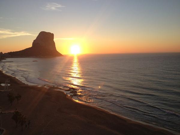 First day of #cycling shoot for #nbcsports #calpe #Spain