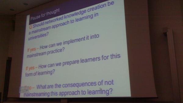 Bb_Community's tweet photo. How important is networked knowledge creation to u + your school? What r u doing to foster it? #durbbu #BbUserGroups http://t.co/a4hyKXVN