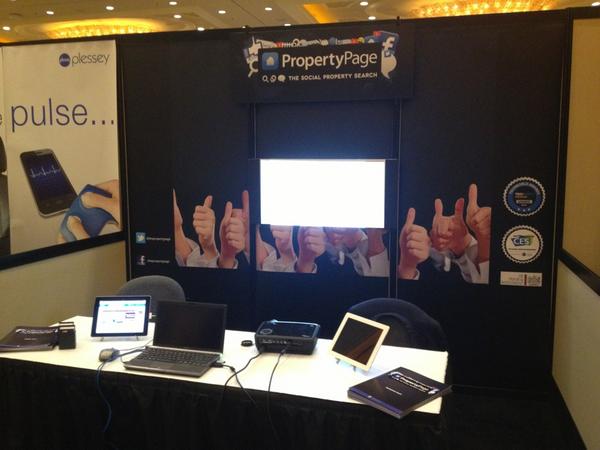 Hard work setting up #CES2013  but well worth the effort! Excited for start of the show this morning!