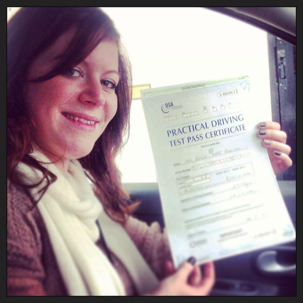 LDCSchool's tweet photo. Well done Bernise on passing your driving test #ldcschool #BurtonUponTrent #bestdrivingschool #cars http://t.co/NhP42WeT