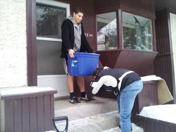 Supportinators's tweet photo. Kamal has his swimming trunks on in preparation for a homemade waterslide! @uasuAntiFreeze http://t.co/gjMz7wqm